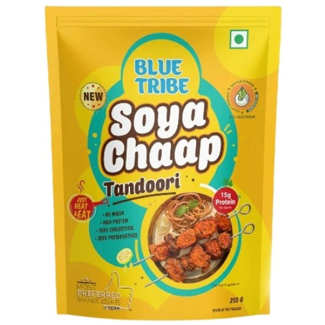 Blue Tribe Plant Based Tandoori Soya Chaap 250g
