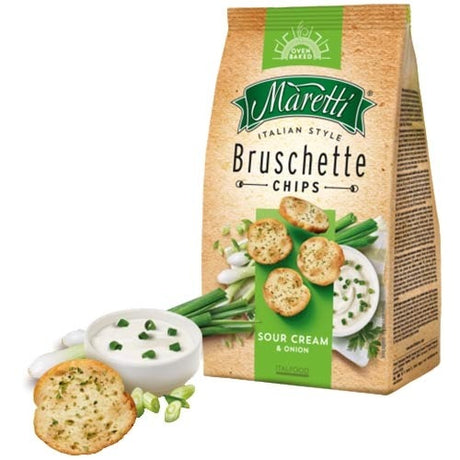 Maretti Bruschette Sour Cream & Onion Chips 70gm