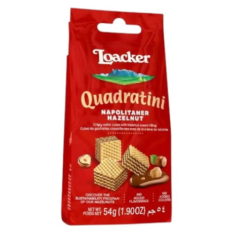 Loacker Quadratini Napolitaner Hazelnut 54g