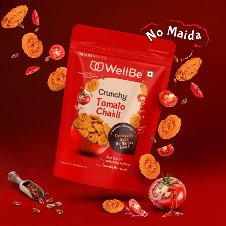 WellBe Crunchy Tomato Chakli 110g