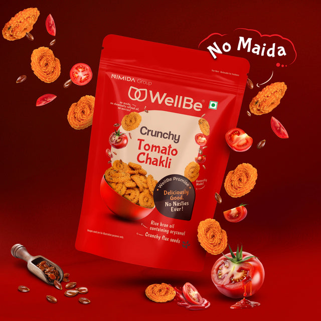WellBe Crunchy Tomato Chakli 110g