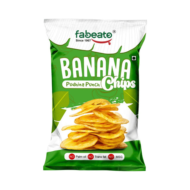 Fabeato Banana Chips Pudhina Punch 40g
