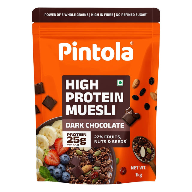Pintola Dark Chocolate High Protein Muesli 400g