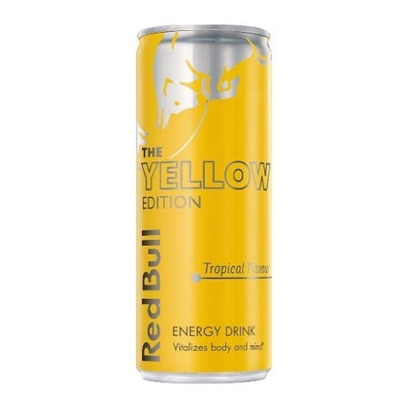 Red Bull Yellow Edition Tropical Flavour Energy Drink 250ml