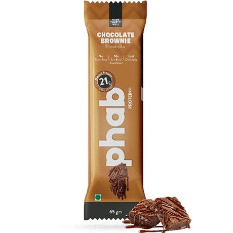 Phab Chocolate Brownie 21g Protein Bar 65g