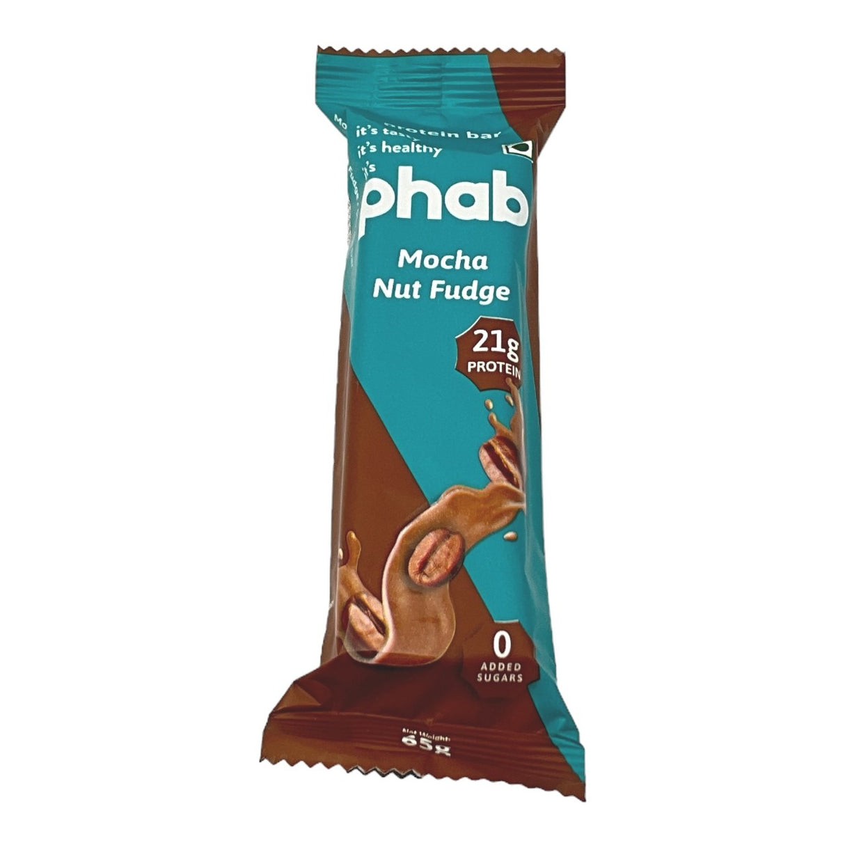 Phab Mocha Nut Fudge 21g Protein Bar 65g