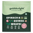 Gobbleright Spinach & Quinoa Wraps 150G