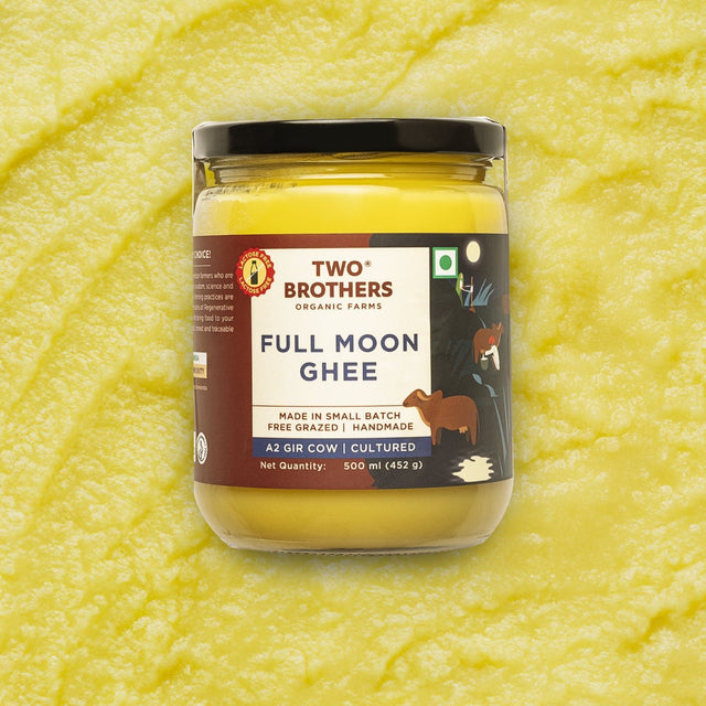Two Brothers A2 Desi Gir Cow Cultured Ghee 500ml
