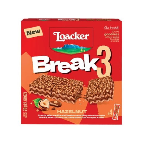 Loacker Break3 Hazelnut 19g
