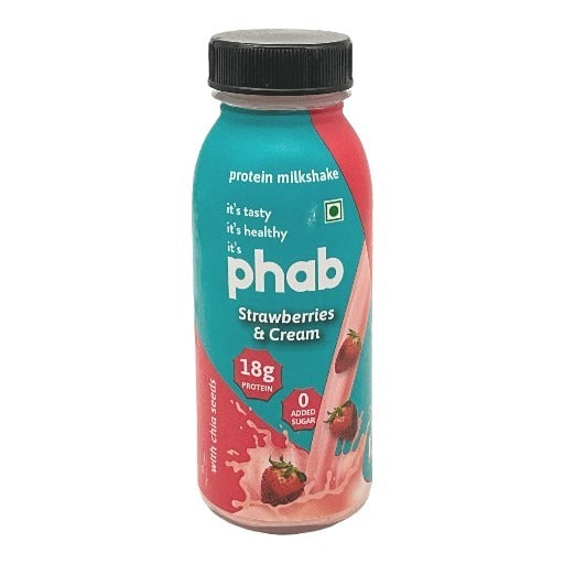 Phab Strawberries&cream 18g Protein Milkshake 200ml