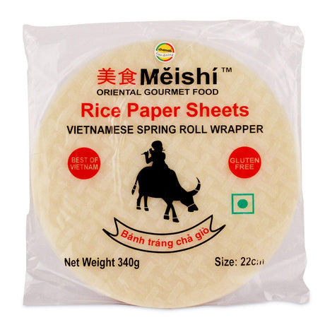 Meishi Rice Paper Sheets 22Cm 340G