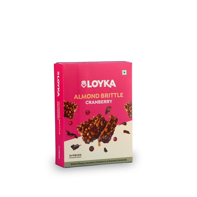 Loyka Almonds Brittle Cranberry 116g