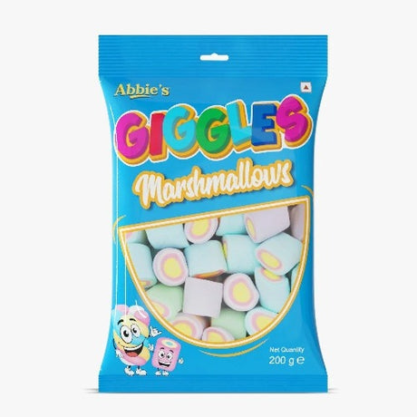 Abbies Giggles Tricolour Marshmallow 100g