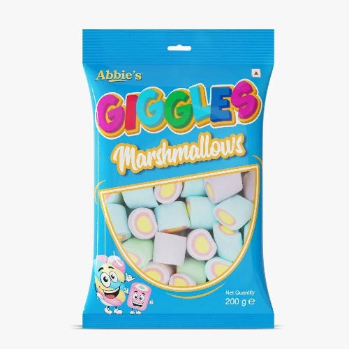 Abbies Giggles Tricolour Marshmallow 100g