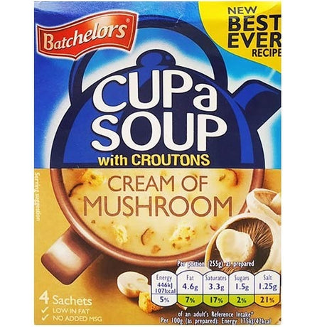 Batchelors Cup A Soup Cream Of Mushroom With Croutons 99g