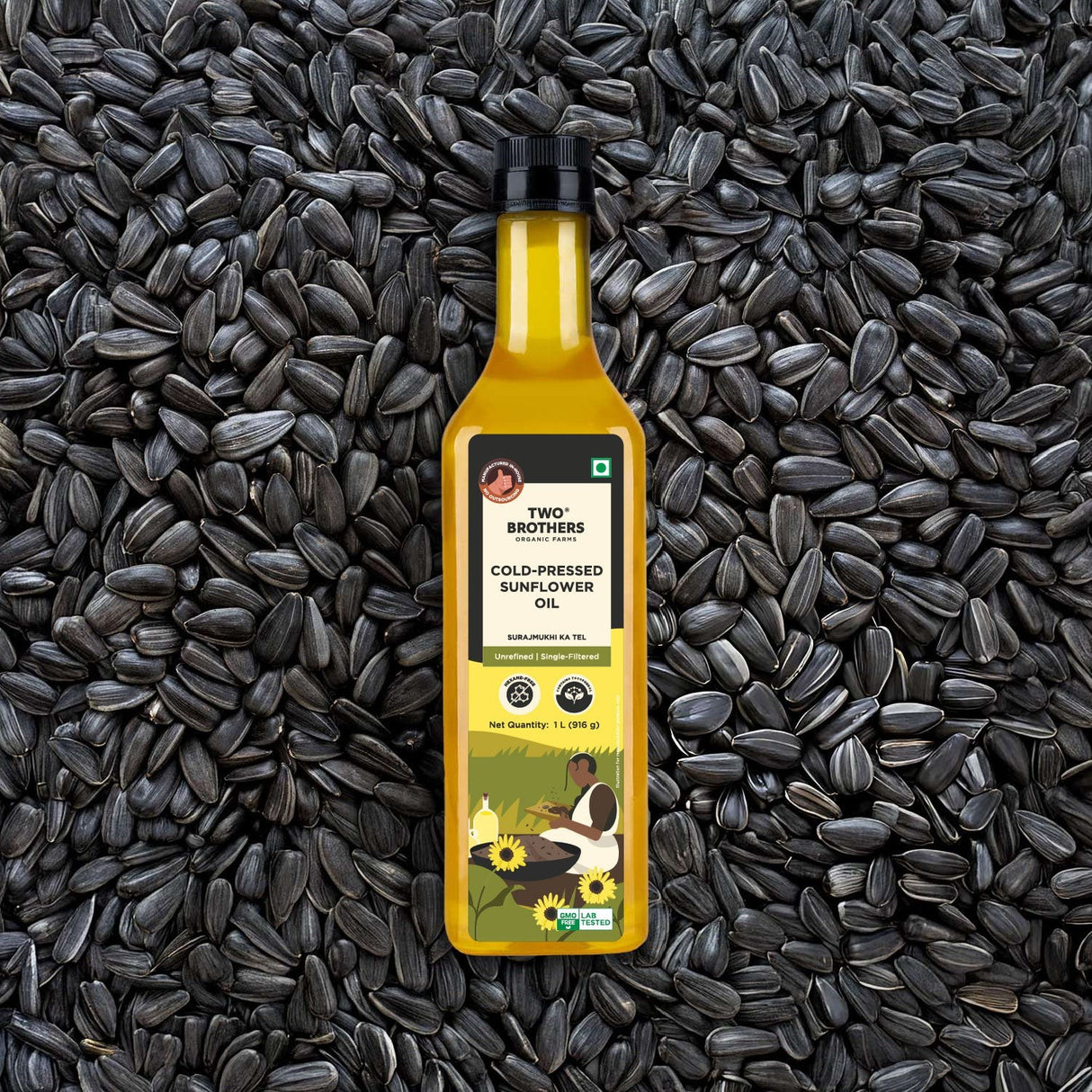 Two Brothers Cold-Pressed Sunflower Oil 1L
