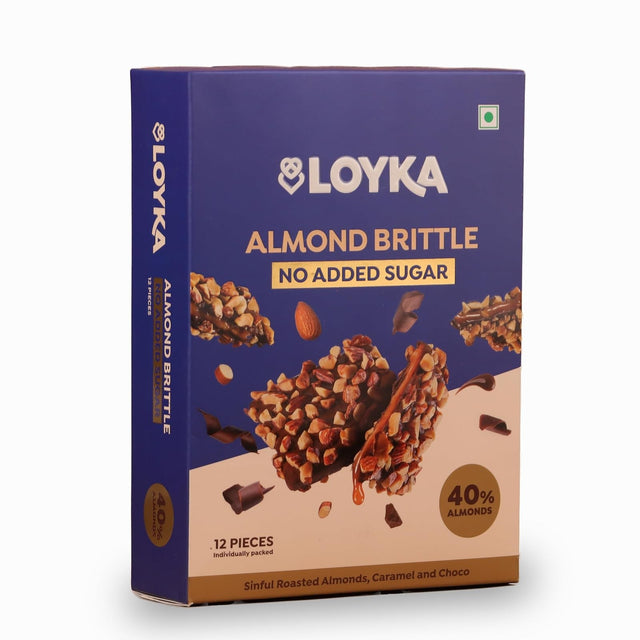 Loyka Almond Brittle No Added Sugar 174g