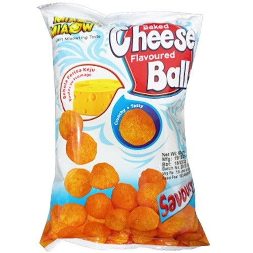 Miaow Miaow Baked Cheese Flavoured Balls 85g