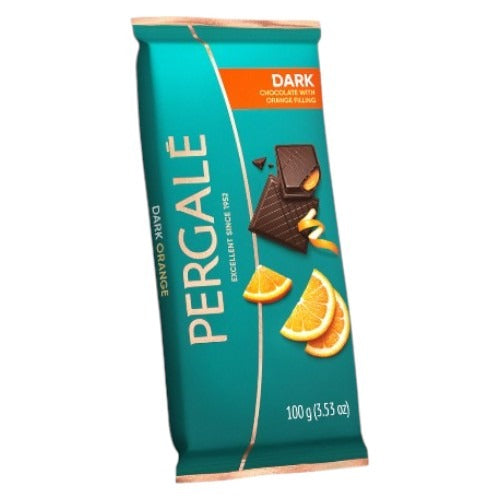 Pergale Dark Chocolate With Orange Filling 100g