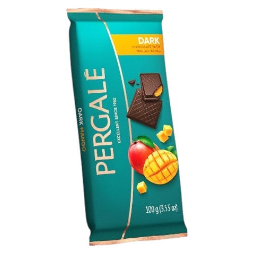 Pergale Dark Chocolate With Mango Filling 100g