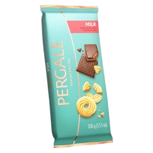 Pergale Milk Chocolate With Cookie Filling 100g
