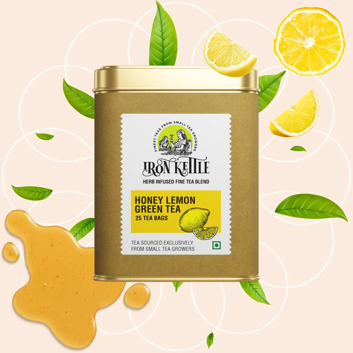 Iron Kettle Honey Lemon Green Tea 25Bags