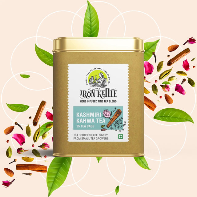 Iron Kettle Kashmiri Kahwa Tea 25Bags