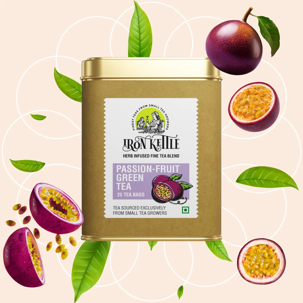 Iron Kettle Passion-Fruit Green Tea 25Bags