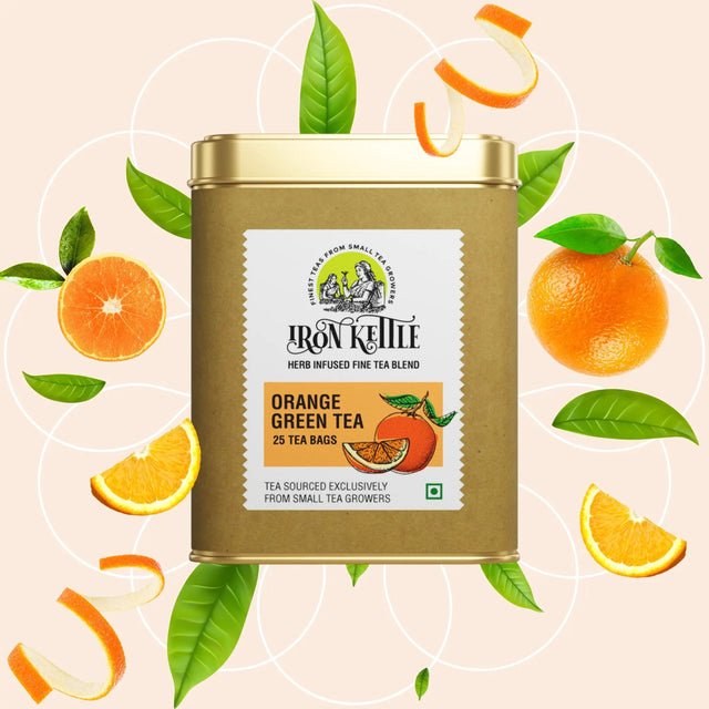 Iron Kettle Orange Green Tea 25Bags