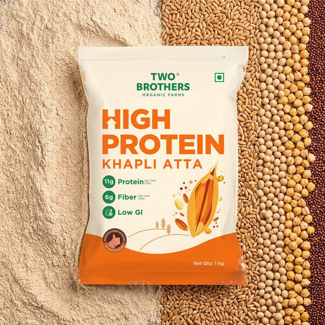Two Brothers High Protein Khapli Atta 1kg