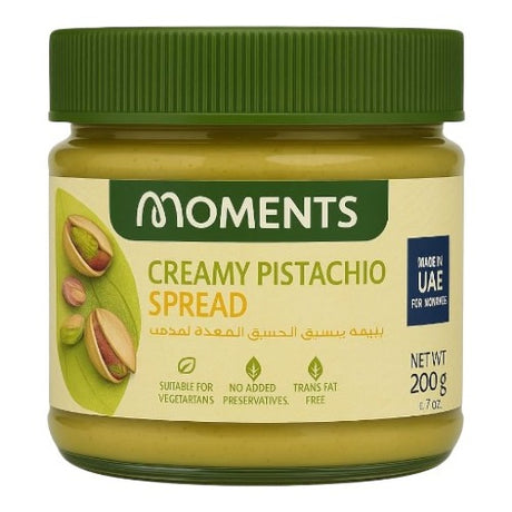 Moments Creamy Pistachio Spread 200g