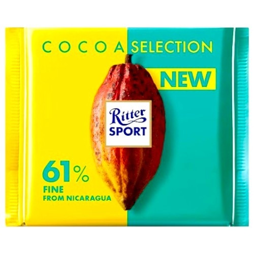 Ritter Sport 61% Dark Chocolate 100G