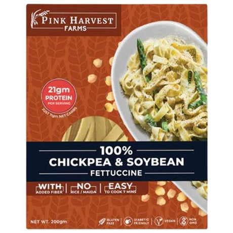 Pink Harvest Organic Fettuccine Chickpea & Soyabean 200G