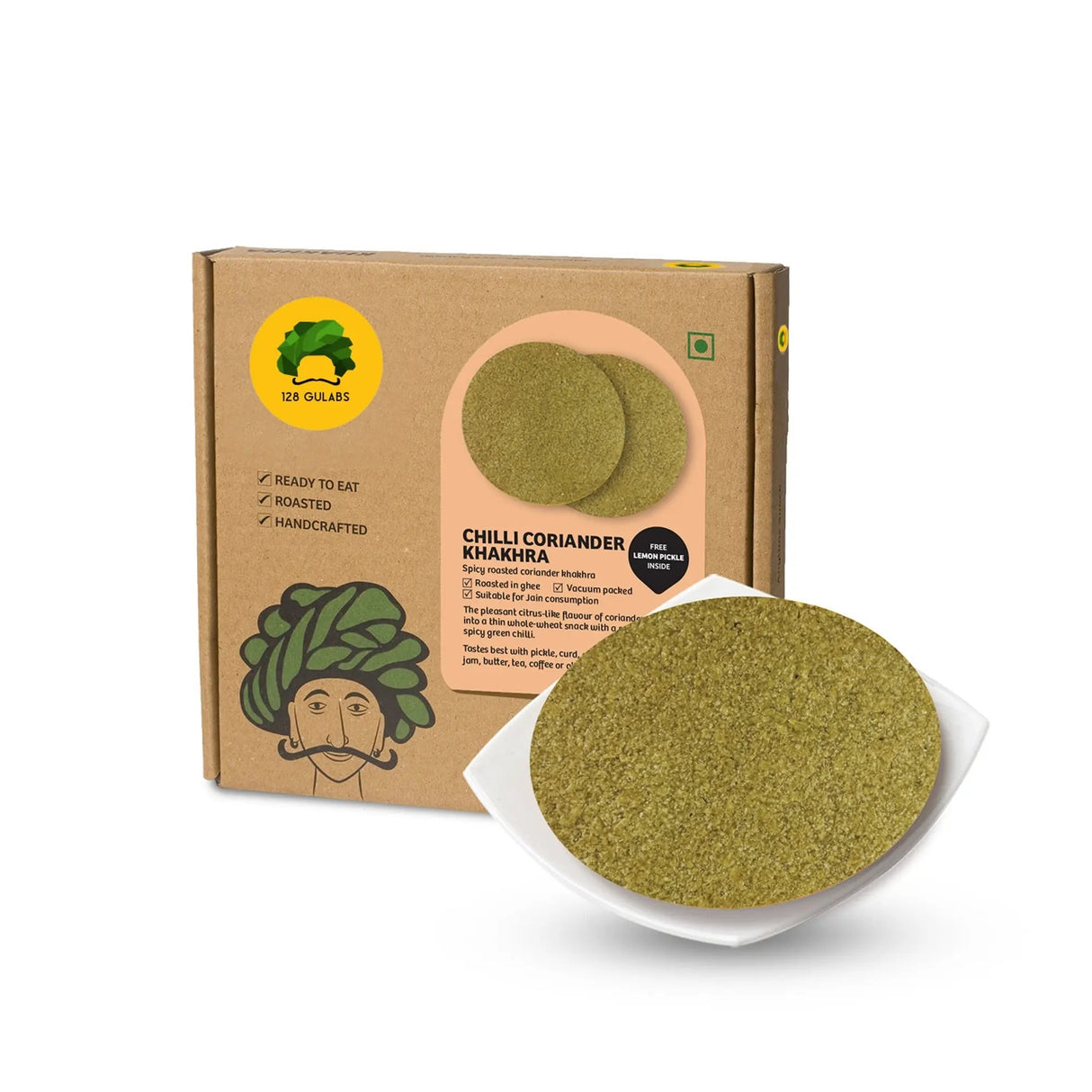 Gulabs Chilli Coriander Khakra 12Pcs