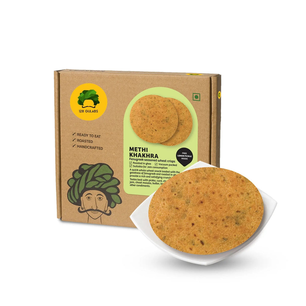 Gulabs Methi Khakhra 12Pcs