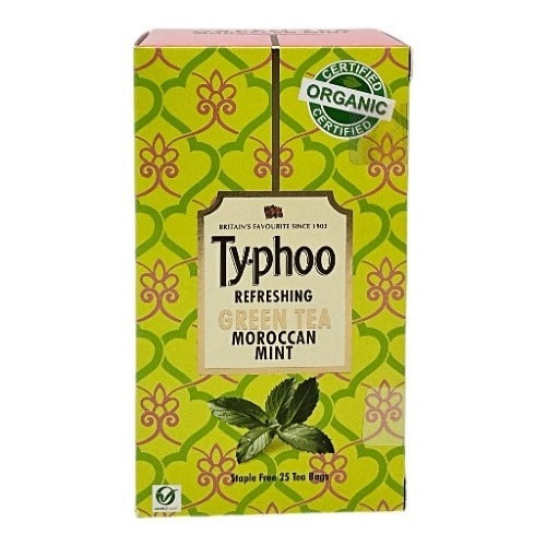 Typhoo Refreshing Green Tea Moroccan Mint 25 Bags