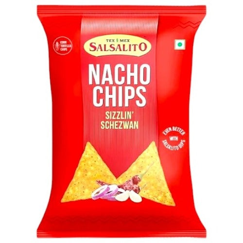 Salsalito Sizzlin Schezwan Chips 150G