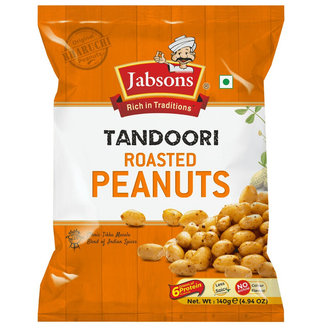 Jabsons Roasted Peanuts Tandoori 140g