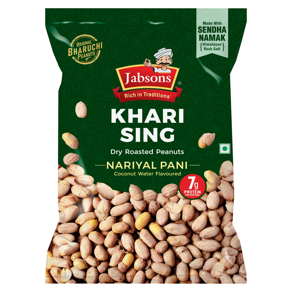 Jabsons Dry Roasted Peanuts Khari Sing 200g