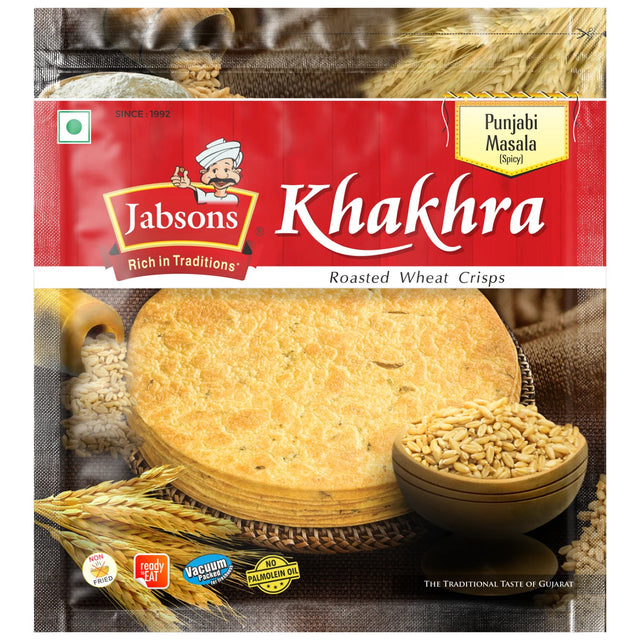 Jabsons Spicy Punjabi Masala Khakhra 180g