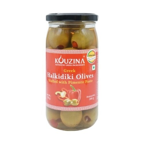 Kouzina Halkidiki Olives Stuffed With Pimento Paste 355g