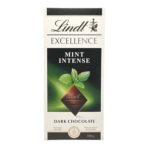 Lindt Mint Intense Dark Chocolate 100g