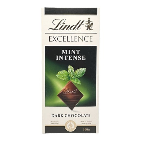 Lindt Mint Intense Dark Chocolate 100g