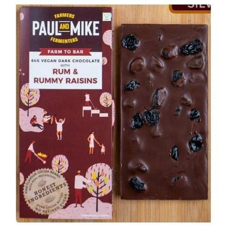 Paul And Mike 64% Rum&Rummy Raisins 68g