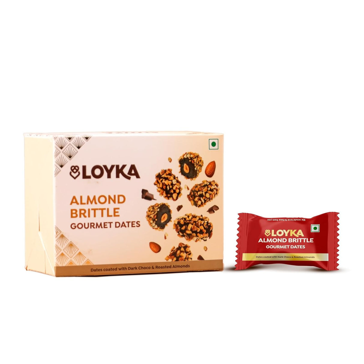Loyka Dates Almond Brittle 100g