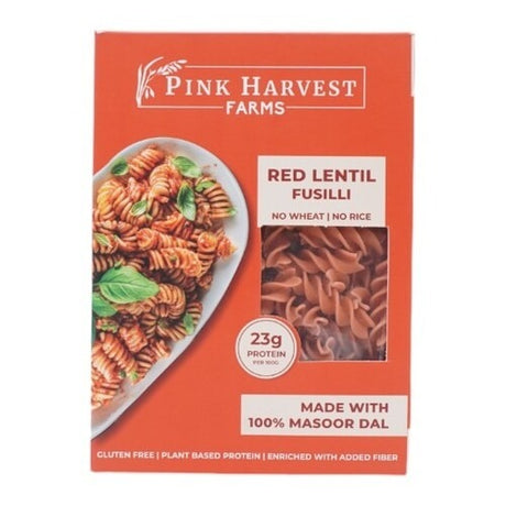 Pink Harvest Red Lentil Fusilli 200g