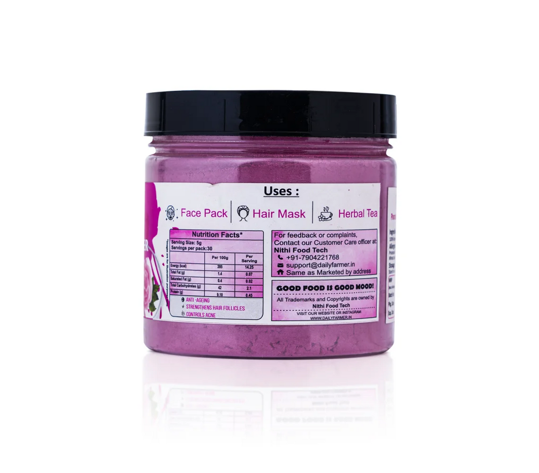 Daily Farmer Rose Petal Powder 70g
