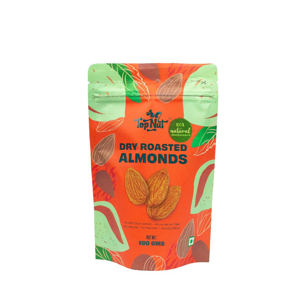 Top Nut Dry Roasted Almonds 100g