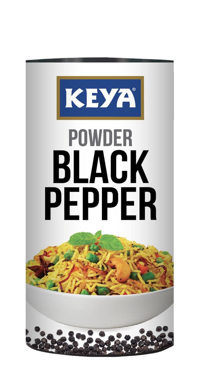 Keya Black Pepper Powder Canister 100g – Chennai Grocers- Everyday Gourmet