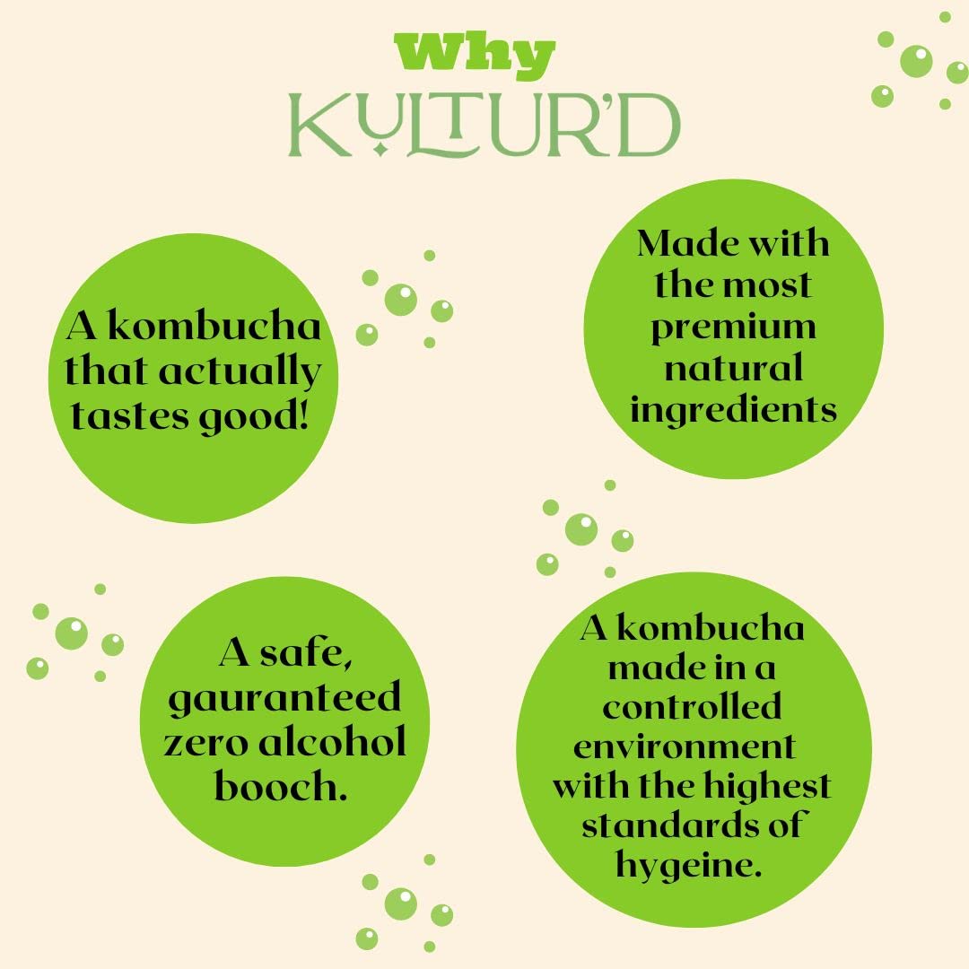 Kulturd Elderflower Muskmelon Kombucha 220ml